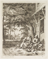 TvB G 2087
<br/>
Rustend gezin
<br/>
<em>Overbeek, Leendert (1752-1815)</em>